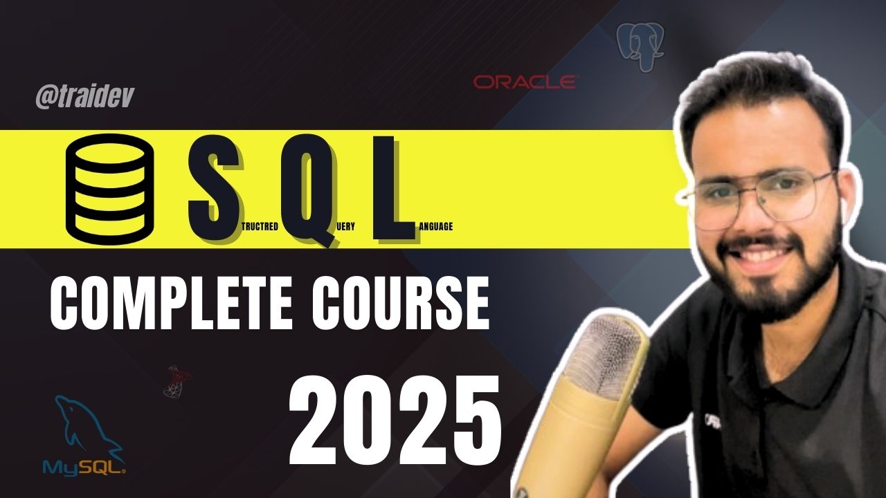 Master SQL & MySQL: The Complete Bootcamp for Beginners & Experts

